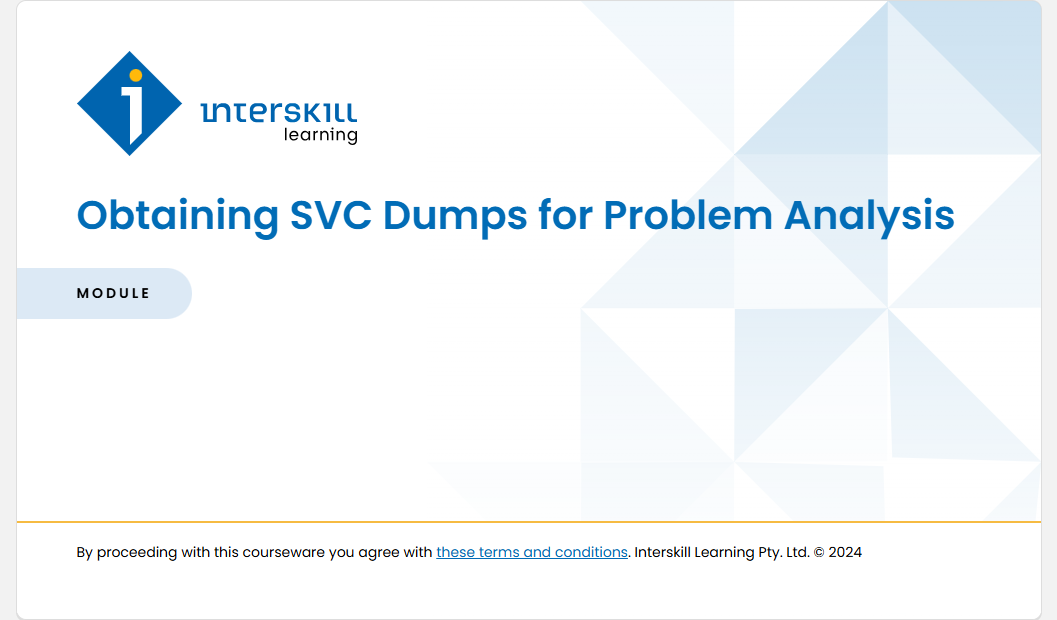 Obtaining SVC Dumps for Problem Analysis Obtaining SVC Dumps for Problem Analysis - Obtaining SVC Dumps for Problem Analysis screenshot