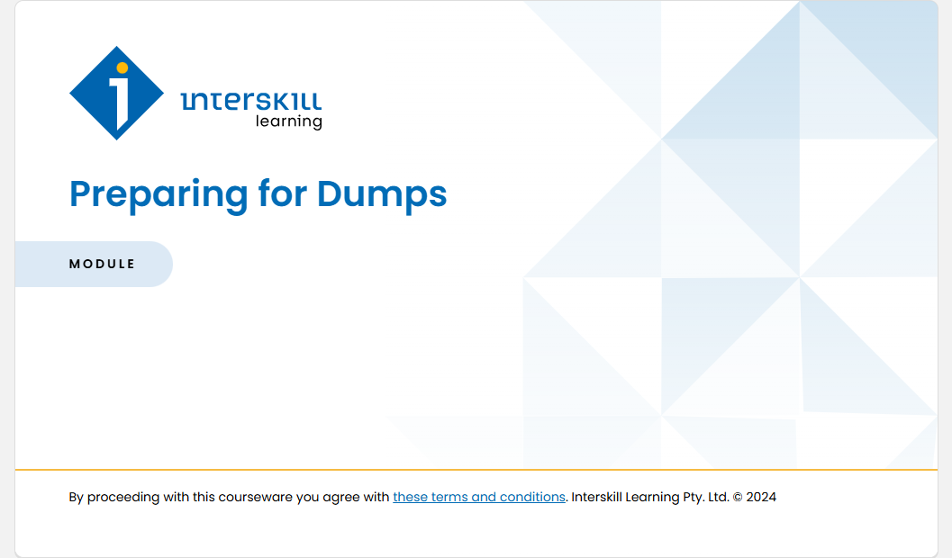 Preparing for Dumps Preparing for Dumps - Preparing for Dumps screenshot